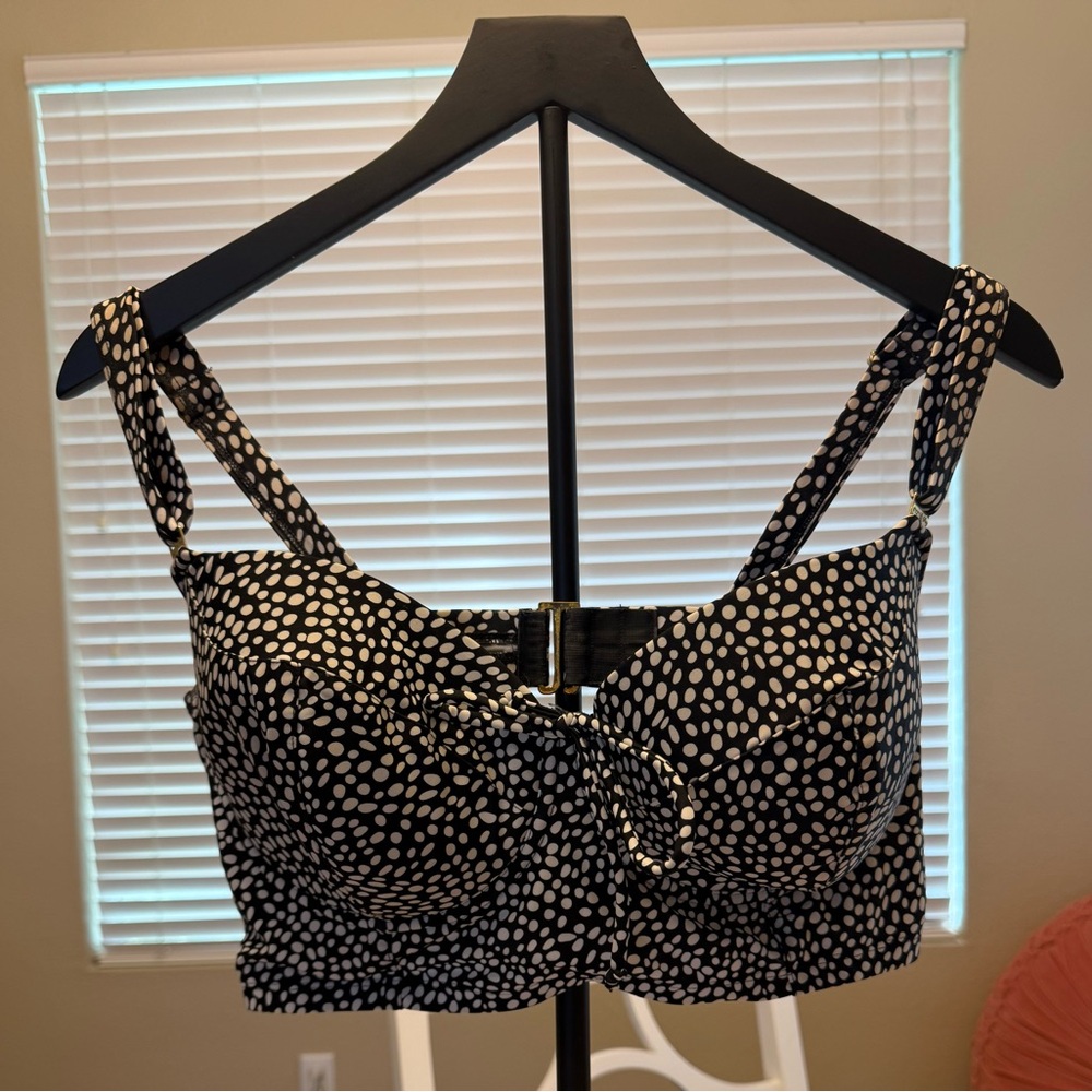 Polka Dot Women's Bikini Top